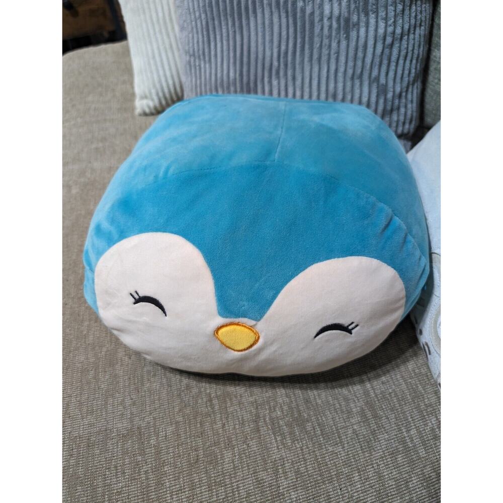 Squishmallow KellyToy Tanner The Teal Penguin Stackable Squad Plush Soft 12”